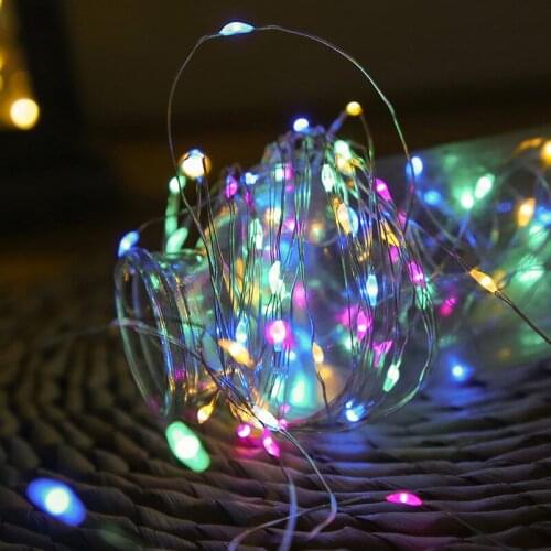 5m 10m Bobo Ball LED Copper Wire Waterproof Light String Christmas Decoration for Wedding Xmas Holiday Garland Decor Fairy Light