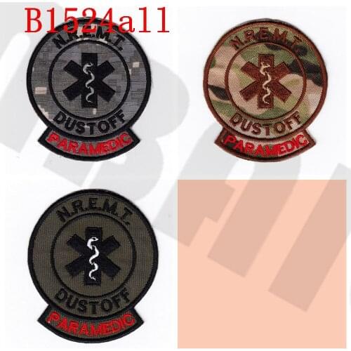 Embroidery patch N.R.E.M.T. dustoff paramedic Morale tactics Military
