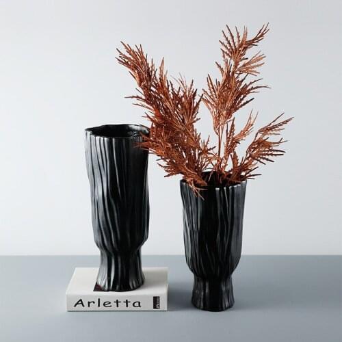 High-end minimalist creative vase decoration designer display sales department lobby model room TV entrance soft decorations
