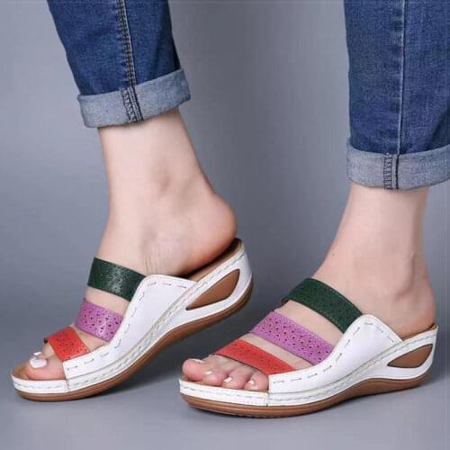 Women Sandals Summer Sandals With Heels Women Wedges Shoes Plus Size 43 Platform Sandals Shoes Woman Casual Chaussure Femme