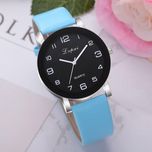 NEW fashion women watch Quartz Leather Band Wrist Watch Relogio Feminino Montre Femme Horloge Zegarek Damski Dropship