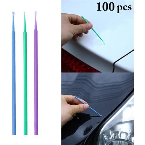 100PCS Disposable Make Up Eyelashes Mini Individual lashes Applicators Mascara Brush Lashes Extensions Makeups Cotton Swab Tool