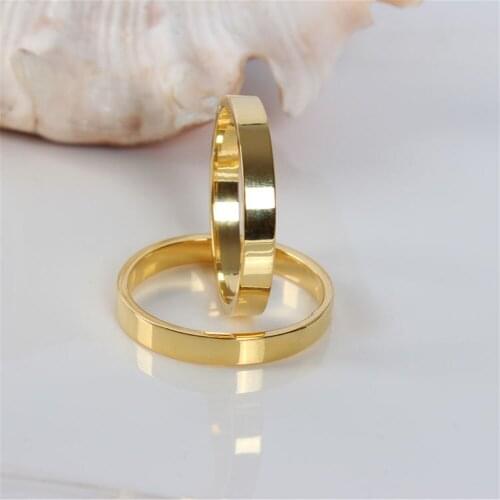 12 / PCS simple smooth Napkin Ring Gold napkin buckle household table accessories