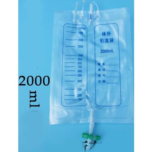 15 pcs 1000ml/2000ml elderly urinary bag disposable drainage bags urine collector