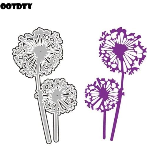 Dandelions Metal Cutting Dies Stencil Scrapbooking DIY Album Stamp Paper Card Embossing Decor Craft New Dies for 2020