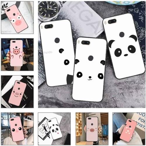 Cartoon cute pig panda Phone Case For Xiaomi Mi Redmi Note 8T 9T 9S 9A 10 7 8 9 Lite pro