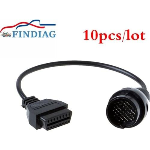 10pcs/lot 38 Pin to 16 pin Female diagnostic scanner OBD2 Diagnostic Interface Durable connector adapter For Mercedes for Benz
