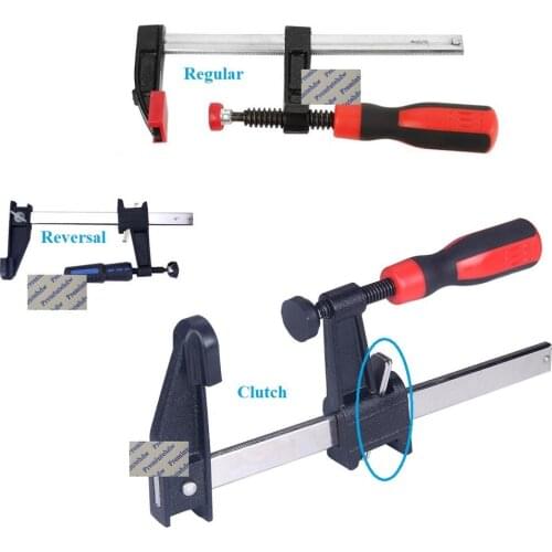 F Bar Clamp Woodworking Wood Clamping Carpenter Tools Clutch Style Reversal Expansion Clamp