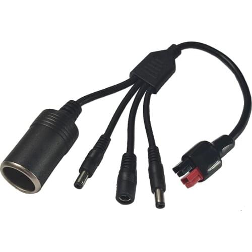 JKM 30a electric forklift charging plug battery high current connector to DC5521 5525 for charging portable batteries