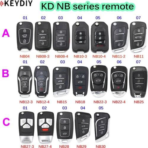 KEYDIY NB series remote control NB04 NB08 NB11 NB10 NB12 NB15 NB18 NB22 NB25 for KD900 URG200 with Multi-functional chip inside