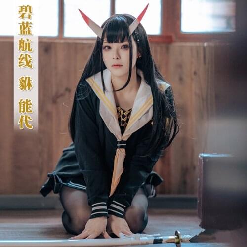 Hot Anime Azur Lane IJN Noshiro Cosplay Costume Jk Uniform Lovely Sailor Sexy Suit Lovely Lolita Uniform Dress Suit For Women