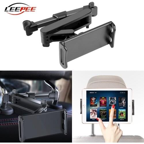 Car Rear Seat Mounting Bracket Tablet Clips Clamps Holder Steady Supportor Auto Accessories For IPhone Xiaomi IPad Mobile Phones