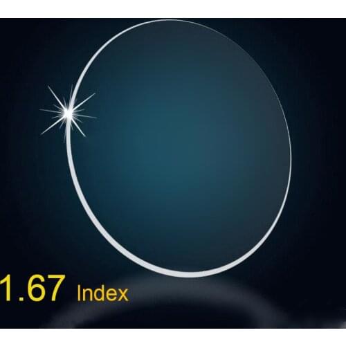 1.56 1.61 1.67 Index CR39 Resin Aspheric Glasses MR-8 Myopia Anti-blue light Photochromism Prescription 2PCS Lenses