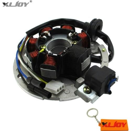 XLJOY 5 Wires Magneto Stator For Eton Arctic Cat 50cc 90cc 2 Stroke Scooter ATV