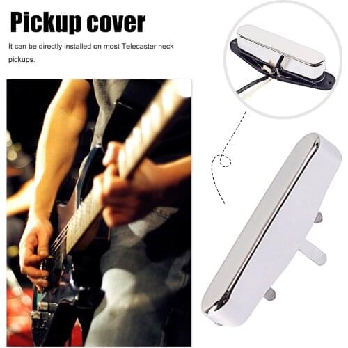 Electric Guitar Metal Brass Neck Pickup Cover for Telecaster Replace Parts Brass Neck Pickup Cover for Electric Guitar Parts