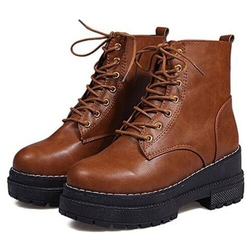 Fashion Boots Women Casual Ankle Womans Boots New Arrived Motorcycle Mature Female Boots Softable PU Stylish Lady Shoes