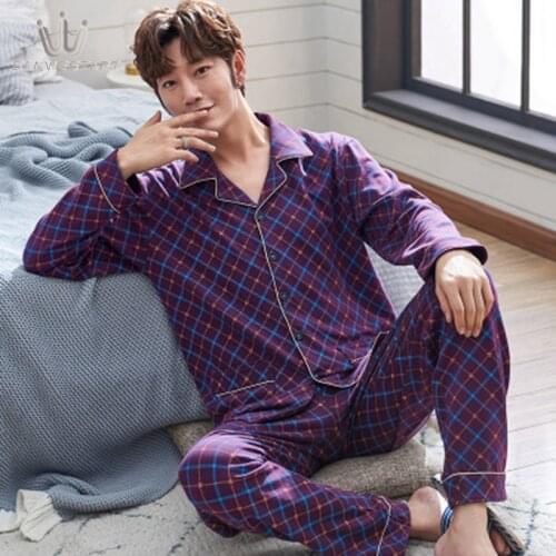 SAMWESTART Mens Pajamas Sets Summer Short Pants Sleeve Men Pajama Nightwear Mens Modern Cardigan Elastic Waist Style Sleepwear