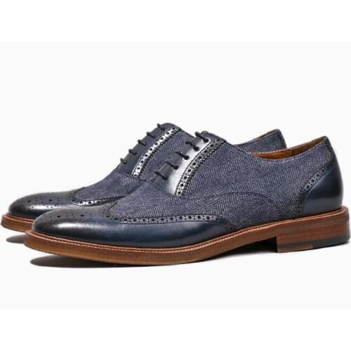 Winter Retro England Style brogue shoes Carved Genuine leather Fashion Casual Shoes Mens Shoes Lace up Men Shoes