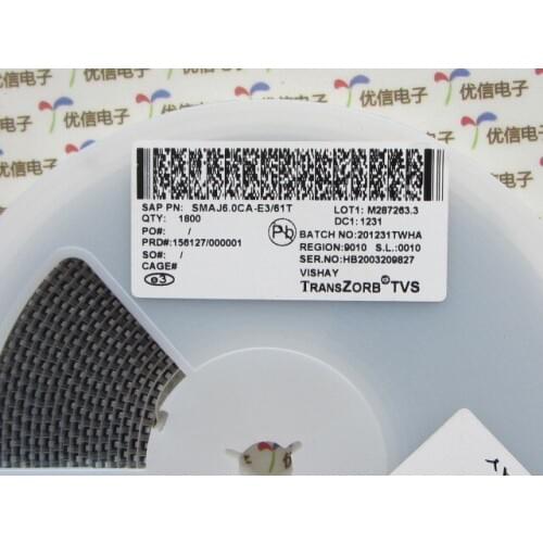 Brand new 30pcs High quality NEW SMD TVS SMAJ6.0CA 6.0V 400W