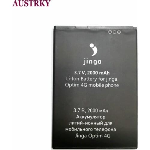 1PCS New 2000mAh Battery Replacement for Jinga Optim 4G mobile phone in stock + Tracking Number