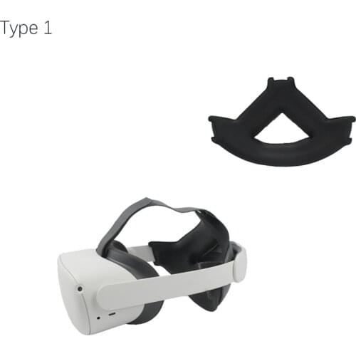 VR Head Strap Pad for Oculus Quest 2 Elite Helmet VR Headset Reduce Head Pressure Headband Fixing Cushion Foam Non-slip Pad