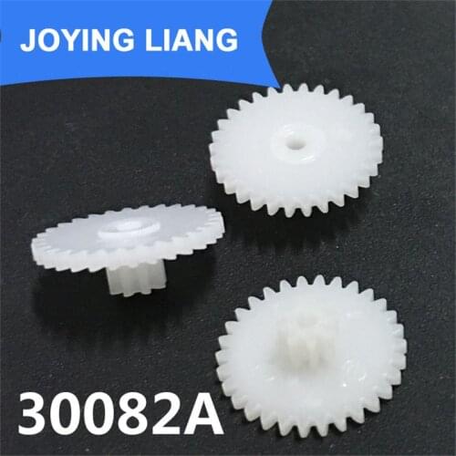 30082A 0.5M Gears Diameter 16mm Plastic Gear Double Cone 30 Tooth/ 8 Tooth Tight 2mm Shaft Hole Gear Wheels