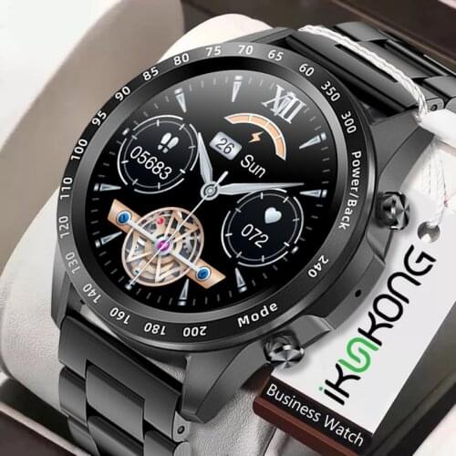 2021 Business Smartwatch Bluetooth Call Sport Mens Watch Custom Face Heart Rate Monitoring Music Control Luxury Smart Watch Man