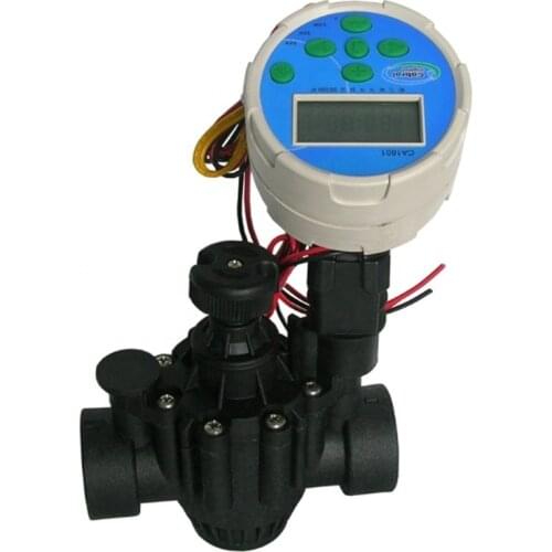 9V dry battery agriculture irrigation solenoid valve controller, plastic drip water irrigation timer