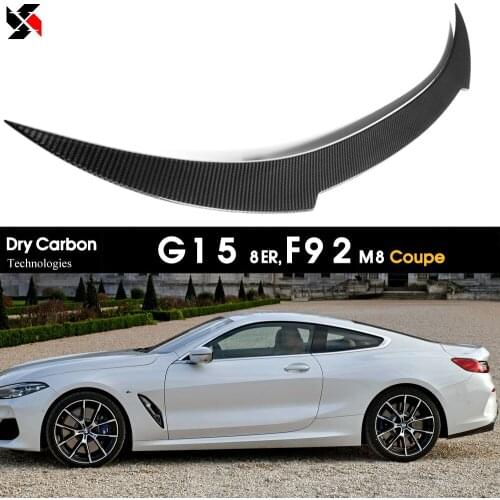 Dry Carbon Rear Lid Carbon Fiber Spoiler V Shape Heckspoiler for BMW 8 Series G15 & F92 (M8) 2019 - 2024 2-Door Coupe Only