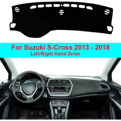 Car Inner Dashboard Cover Dash Mat Carpet Cushion Cape For Suzuki S-Cross SCross 2013 2014 2015 2016 2017 2018 LHD RHD