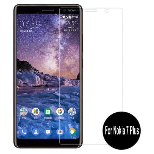 2Pcs For Nokia 7 Plus Tempered Glass Protective Film 9H Explosion-proof LCD Screen Protector For Nokia 7 Plus Guard Protection