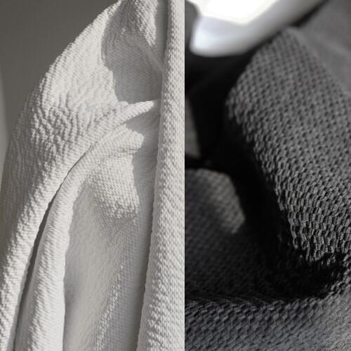 100cm*135cm Super thick composite fabrics - meter grid through heavy fabric texture oversize style coat jacket designer fabric