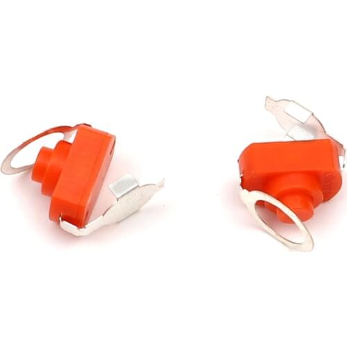 2 pcs 12.5mm x 10mm Switch Silver plated switch assembly click clicky switch button for C8S C8+ c22 LED flashlight torch 1288W