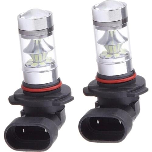 Baoblaze 2 Pieces Car 9006 HB4 100W Ice Blue LED Bulb for Fog Running Light Lamp