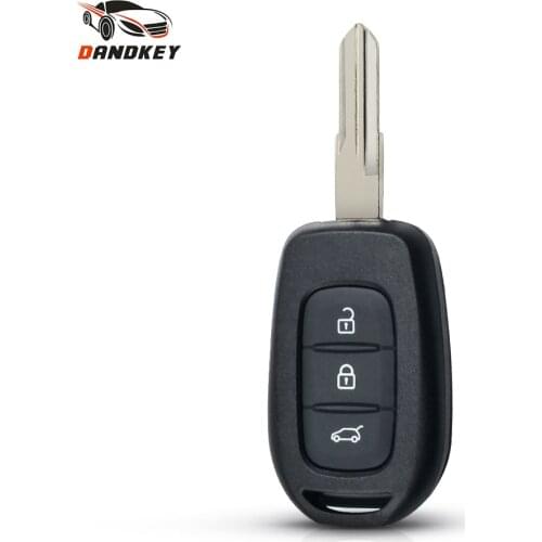 Dandkey 3 Button Replacement Remote Car Key Shell For Renault Duster Sandero Logan Clio Captur Laguna Scenic 2013 2014 2015 2016