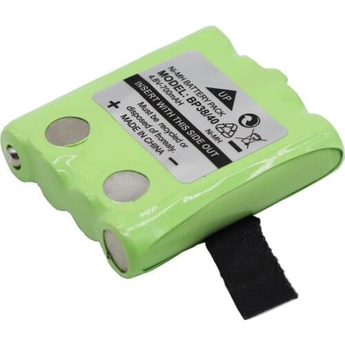 NI-MH Battery For Uniden BP-38 BP38 BP-40 BT-1013 BT-537 For MOTOROLA TLKR T4 T5 T6 T7 T8 Series Model 4.8v 700mAh