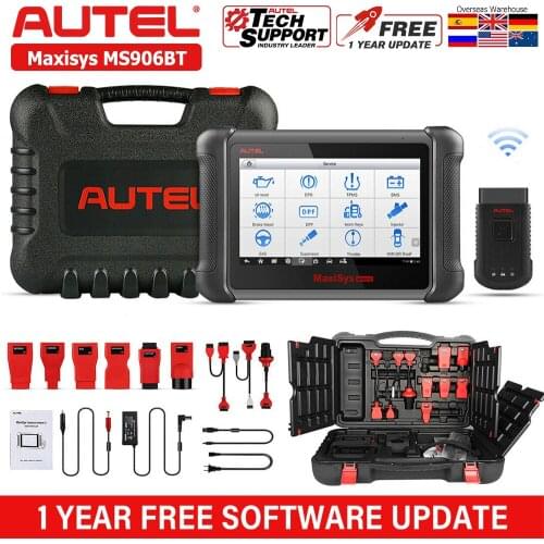 Autel Maxisys MS906BT PRO ECU Coding Super Tablet Scanner Diagnostic Tool MS908P OBD2 Car Accessories Wireless Bluetooth