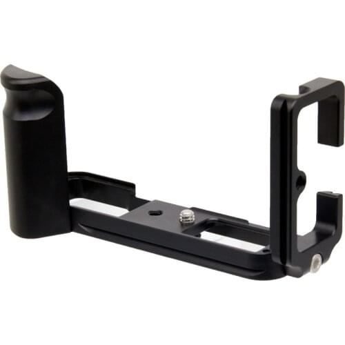 Quick Release Plate for Fuji X-T2 Hand Grip Holder L Bracket Alloy for Fujifilm X-T2 XT2 Vertical Shoot Quick Release L Plate