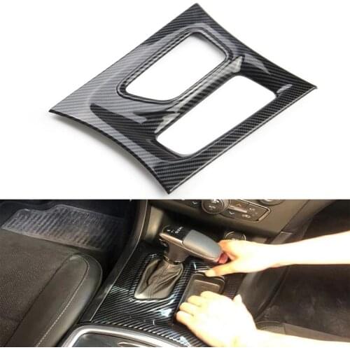 Carbon Fiber Central Control Gear Shift Panel Trim Fit For Dodge Charger 2015