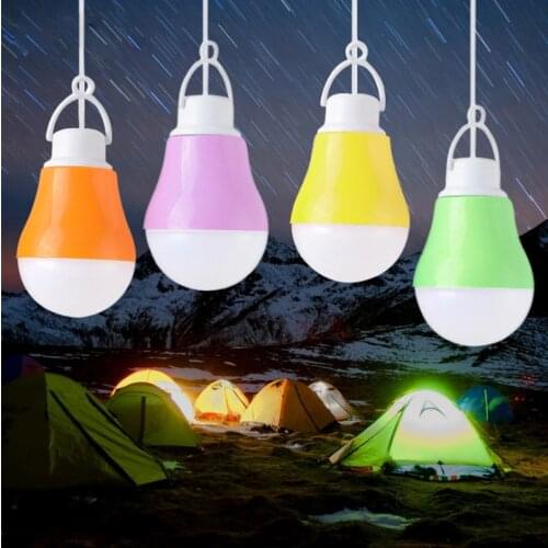 Colorful PVC 5V 5W USB Bulb Light portable Lamp LED 5730 for hiking camping Tent travel Work With Power Bank Notebook