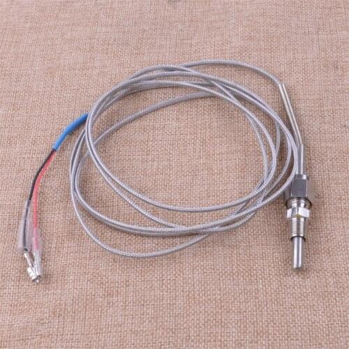 DWCX 2m 1/8" NPT EGT Temperature Sensor K Type Exhaust Gas Probe Thermocouple