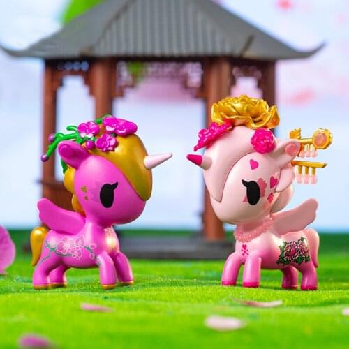 Blind Box Toy Unicorn Guardian Blind Box Caja Ciega Blind Bag Anime Character Model Birthday Gift Desk Decoration Mystery Box