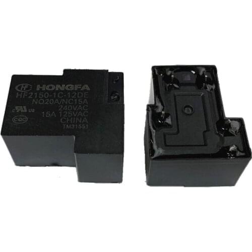 HOT NEW 12V relay HF2150-1C-12DE HF2150 1C 12DE HF21501C12DE 12VDC DC12V 12V 20A 5PIN