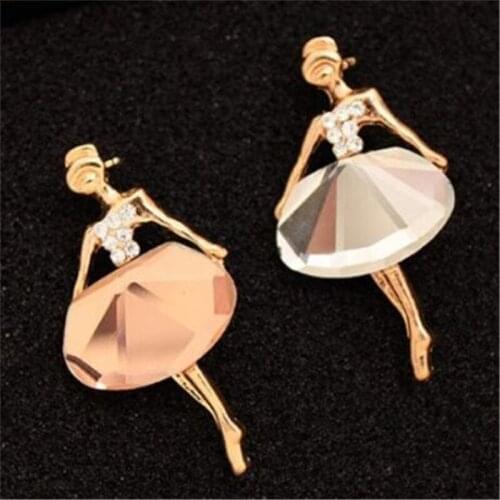 HOT Sale! Popular elegant angel Brooches Jewelry Princess Bride Shape Brooch Women Wedding Valentines Day Gift