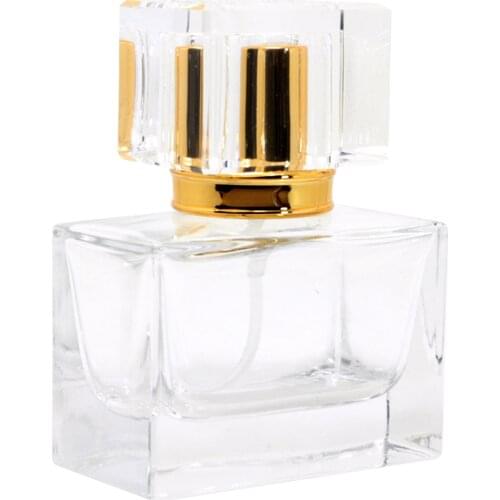 30ml 1Ounce Refillable Clear Glass Perfume Bottle Container Atomizer