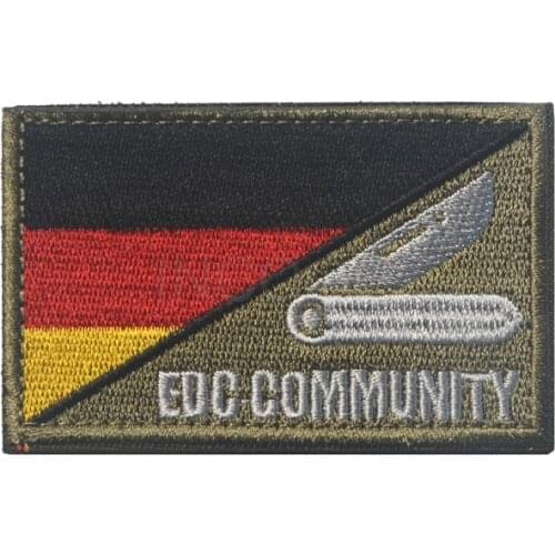 Embroidery Patch Germany Flag EDC Patch Tactical Emblem Badges Appliques Embroidered Patches For Clothing Jacket