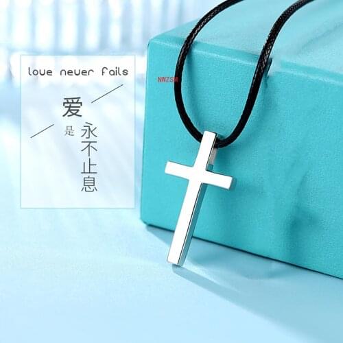 Game Mystic Messenger 707 Luciel Cross Necklace Pendant 5cm Cosplay Replica