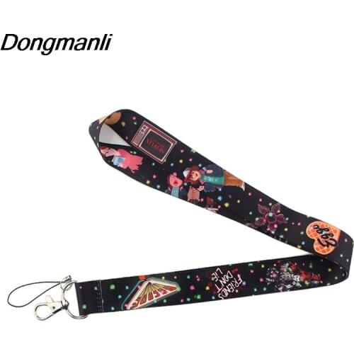 P3918 Dongmanli Stranger Things TV Necklace Lanyard Badge ID Lanyards/ Mobile Phone Rope/ Key Lanyard Neck Straps Accessories