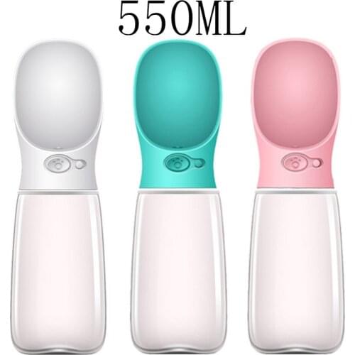 Portable Pet Dog Water Bottle Travel Puppy Dog Drinking Bowl Outdoor Pet Water Dispenser Feeder For Small Large Dogs