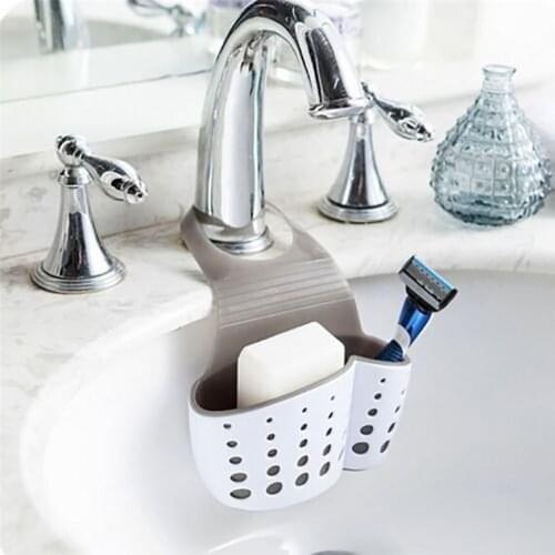 Sink Shelf Soap Sponge Drain Rack Bathroom Holder Kitchen Storage Suction Cup Kitchen Organizer Sink kitchen Accessories Wash